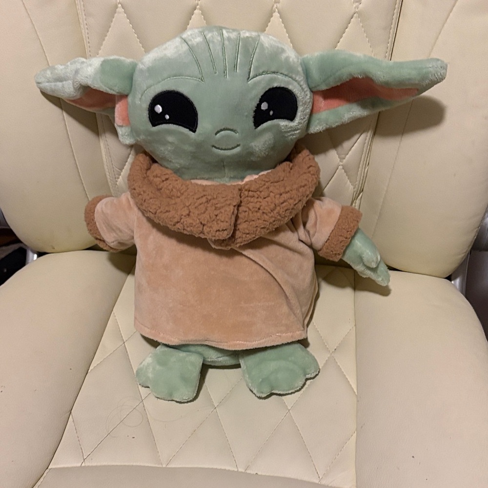 The Big One Green and Tan Plush Blanket